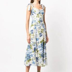 Reformation Nadira Floral-Print Midi Dress